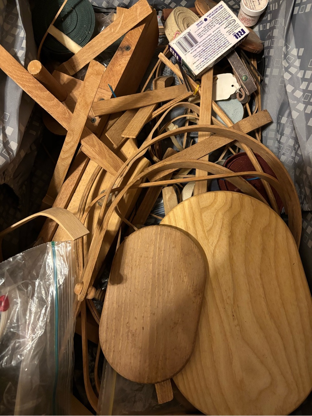 Wooden Craft Hoop and Frame Assortment - Natural Wood